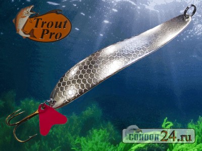 Блесна Trout Pro Steelhead, цвет серебро